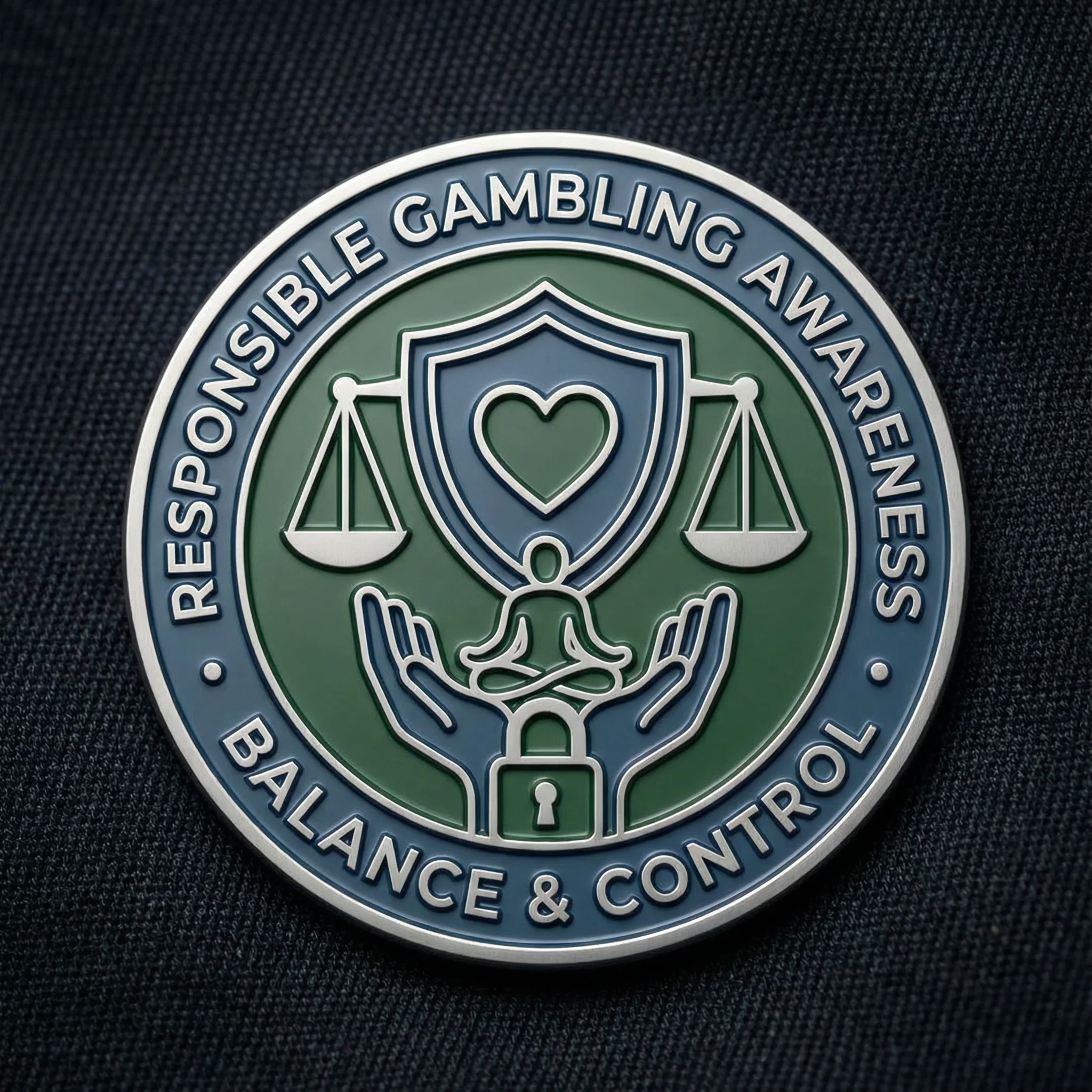 Distintivo de juego responsable y autocontrol