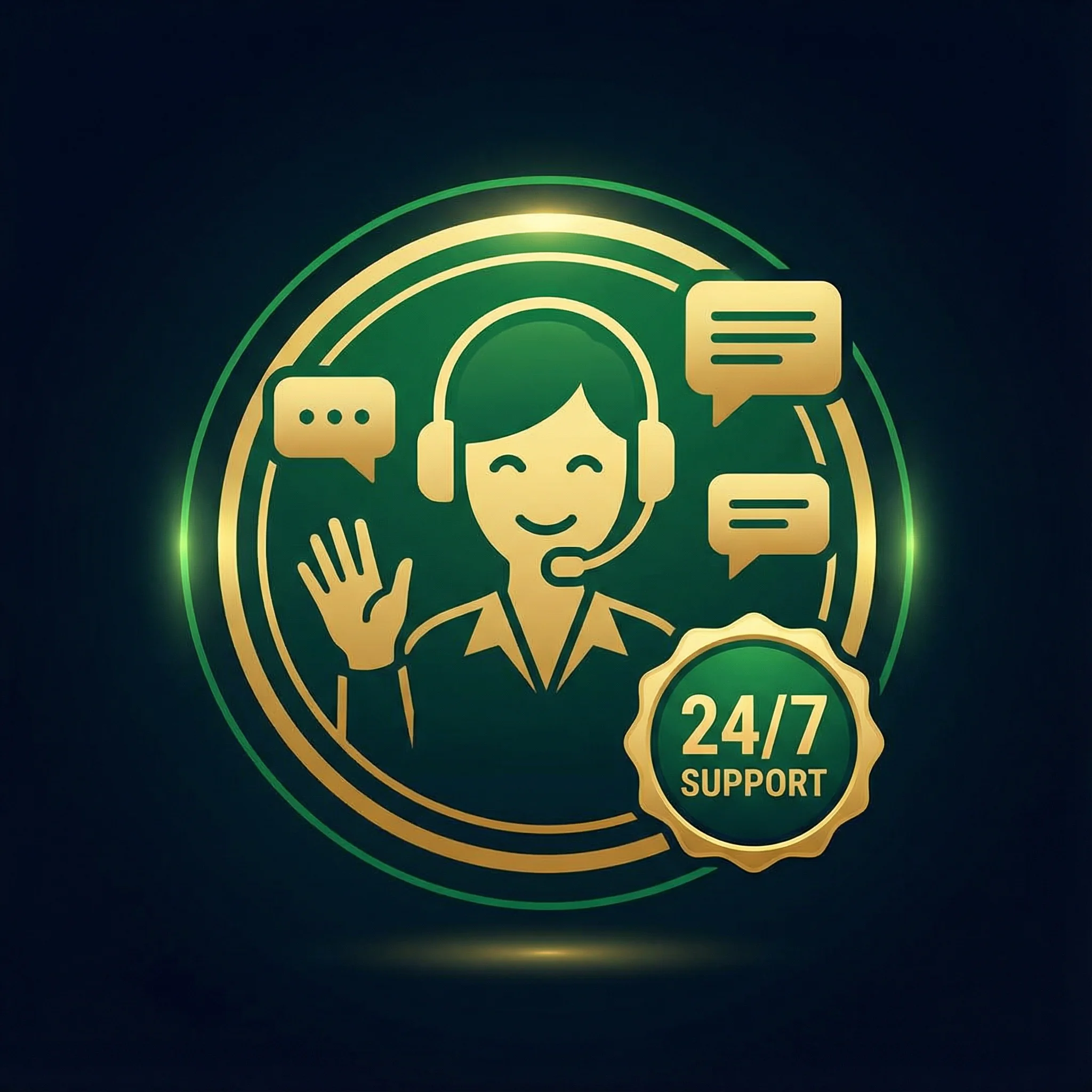 Icono de chat en vivo 24/7
